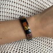 bracelet Bull, Falcon, Tiger Eye